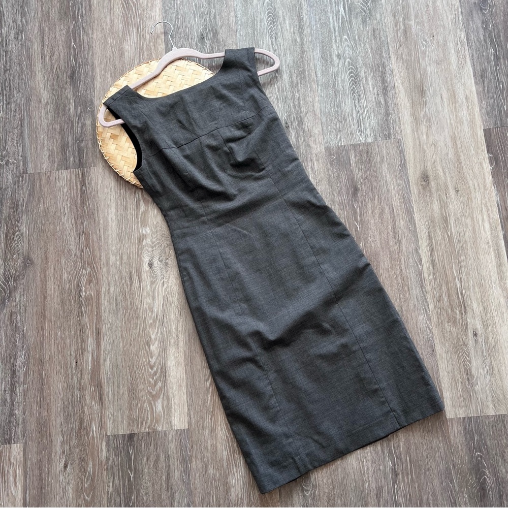 Club Monaco gray Italian wool sheath dress‎